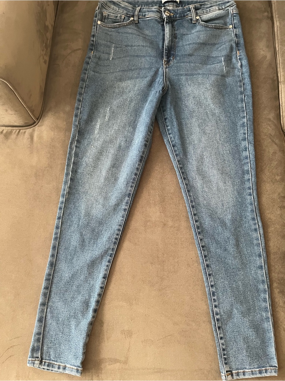 Nine West Light Blue Stretch Skinny Jeans